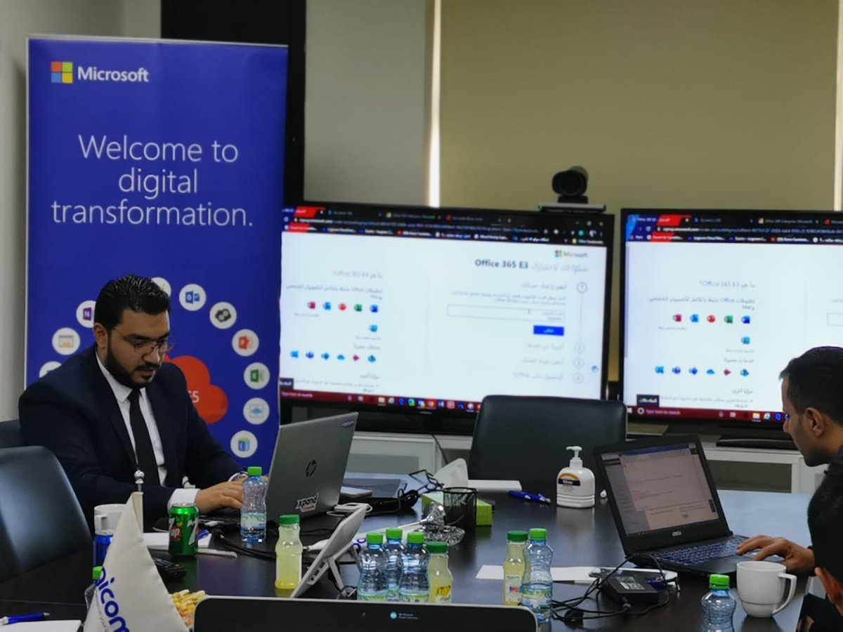 abdojafar's tweet photo. @saleem_bash our @Microsoft Cloud Product Specialist is giving a training on #MicrosoftO365 Administration for our #Microsoft #Cloud Partners from #Palestine
#HappeningNow @LogicomDisti #Jordan #Microsoft #Office365 #MicrosoftCloud #Logicomevents https://t.co/Ui3GzcdKDD