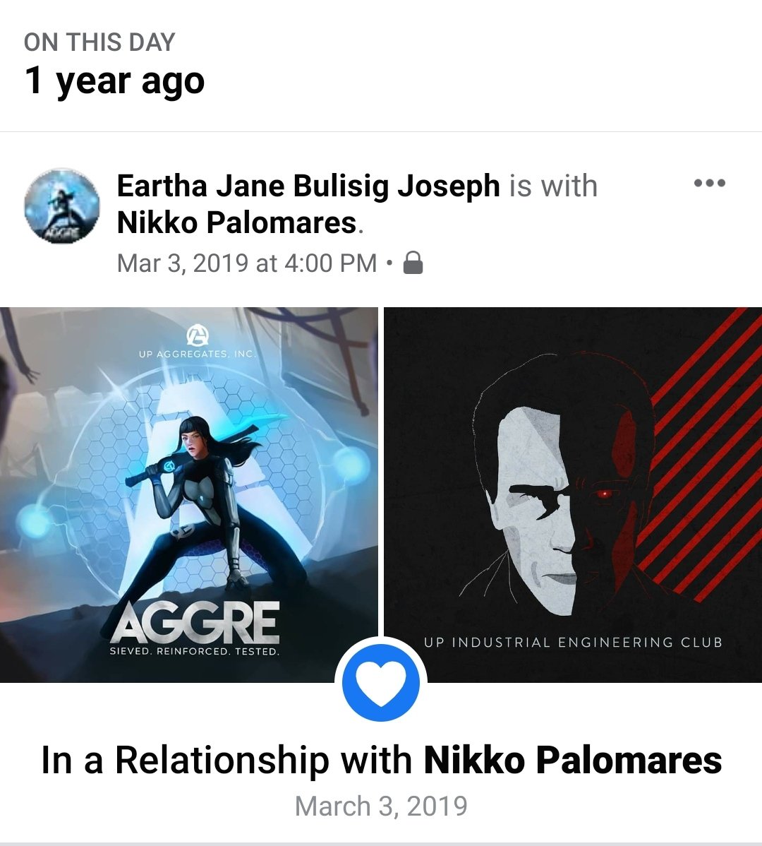 earthajee23's tweet photo. I can't with fb memories HAHAHAHUHUHU pause po muna ang #EnggWeekBardagulan2020 for today hahahahappy anniv ulit @nmpalomares!!! 🤪💖

#AggreAwesome
#IEClubWin or not jk 🤪 https://t.co/Ivd0P1wCMN