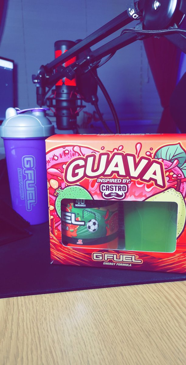 StallionStreams's tweet photo. Thank you @GFuelEnergy for the #CastroGFuel care package!
Packaging looking clean and I'm ready to experience this Guav-tastic flavour ๐ฅค https://t.co/8xGNNh0XvW