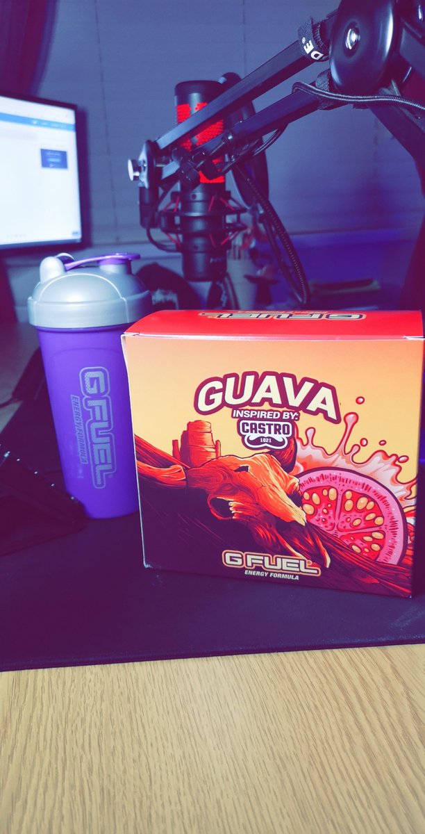 StallionStreams's tweet photo. Thank you @GFuelEnergy for the #CastroGFuel care package!
Packaging looking clean and I'm ready to experience this Guav-tastic flavour ๐ฅค https://t.co/8xGNNh0XvW