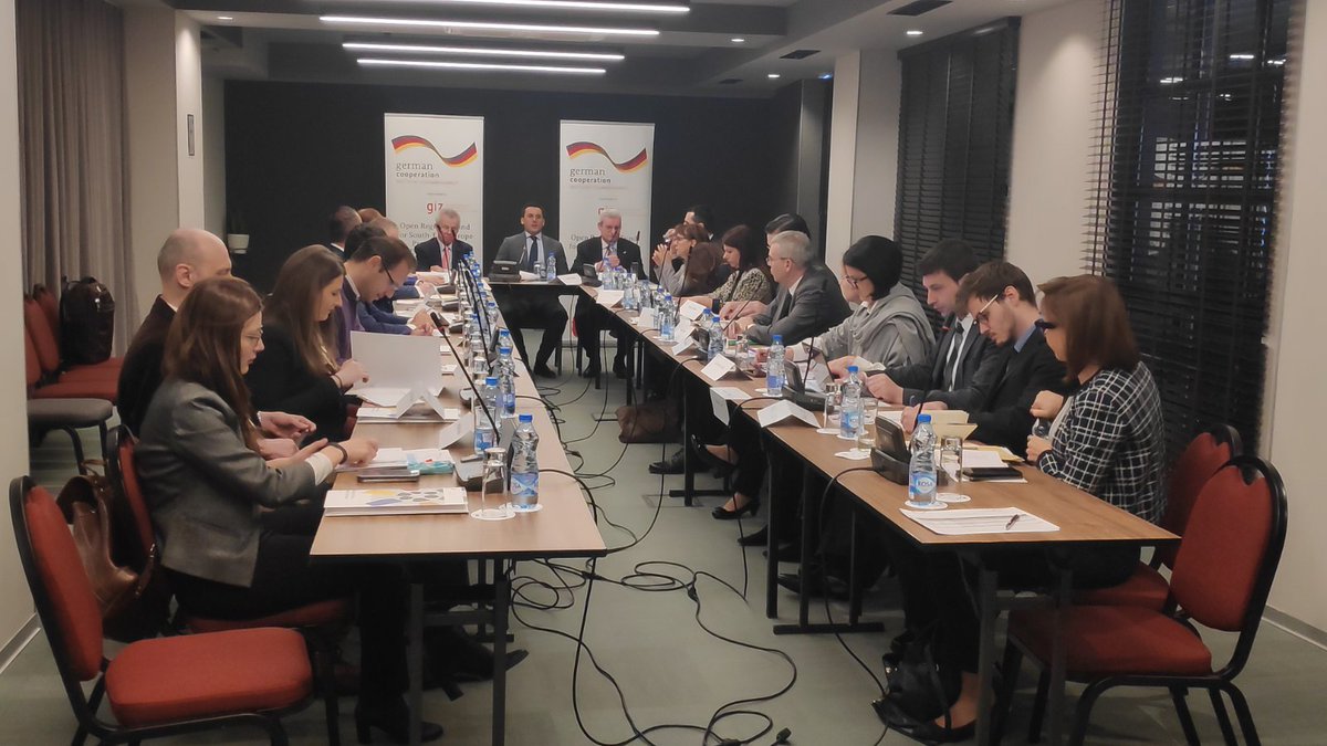eui_promotion's tweet photo. We are kicking off 2020 #BerlinProcess preparatory activities in #Skopje with #WB6 MFAs and other partners https://t.co/1kwbBl3vSA