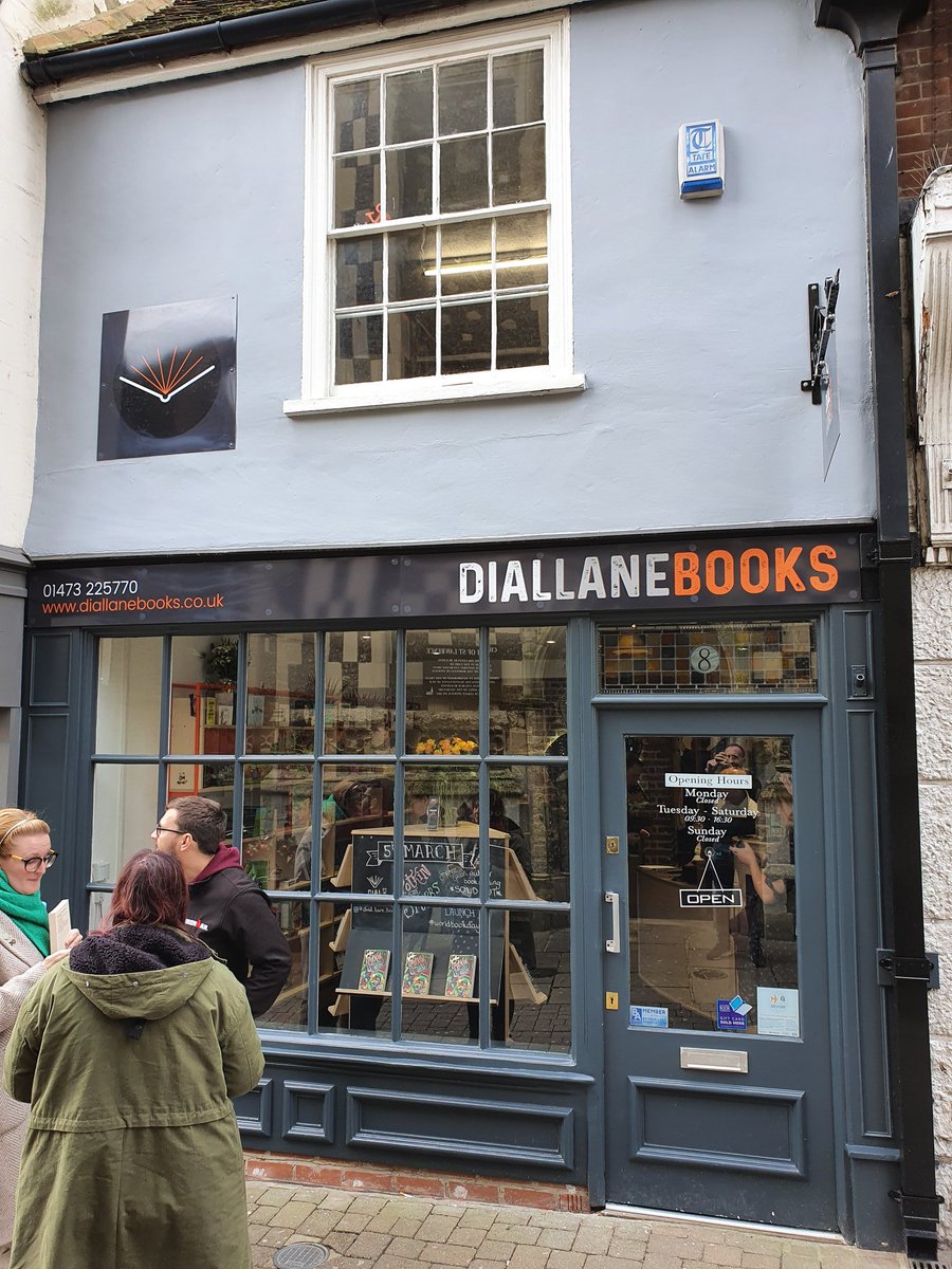Bertline10's tweet photo. Huge congratulations to @diallanebooks in Ipswich for a packed out opening day. Very stylish bookshop in the centre of town and people are loving it. @BAbooksellers https://t.co/koxOdBl4Dh