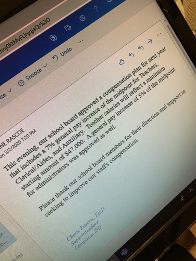 FaughtTeresa's tweet photo. LISD School Board HELPING teachers feel appreciated 🙌🏼😊‼️ Thank YOU.... THANK YOU‼️@LampasasMS #ThinkBigLISD https://t.co/5ewBlSUpjK