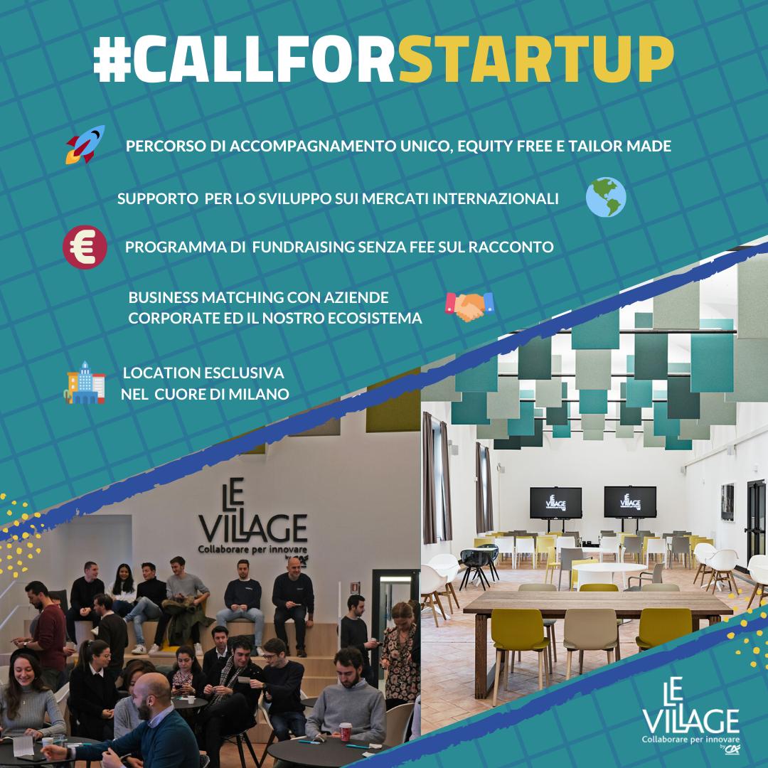 📣 <a href="/LeVillagebyCA/">Le Village by CA</a> Milano lancia una #Call4Innovation. C'è fino al 4/04 per candidare ➡ levillagebyca.it/it/call-4-star…
#tech #call #startups