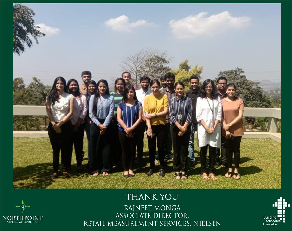northpointindia's tweet photo. Thank you Ms Rajneet Monga for such an interesting and interactive class on Pricing and Promotions. We thoroughly enjoyed the in class activities!
#NorthpointCentreOfLearning #NCL
#northpoint #BuildingActionableKnowledge https://t.co/z7DaZj2LFz