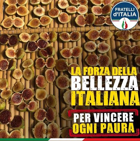 FratelliLe's tweet photo. La forza della bellezza italiana per vincere ogni paura 💪🇮🇹 #riccidimare #fichisecchi #puglia #salento @FratellidItaIia https://t.co/XX8dxVj8VN