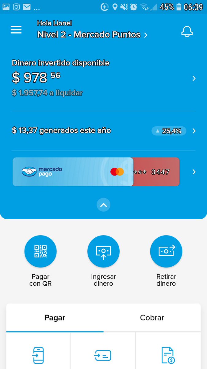 lioespejo's tweet photo. @mercadopago Hola buen dia. Me descontaron 2650 pesos de mi cuenta pero no figura ni de que es. Estos son mis ultimos movimientos https://t.co/TSsA1V1Yj0