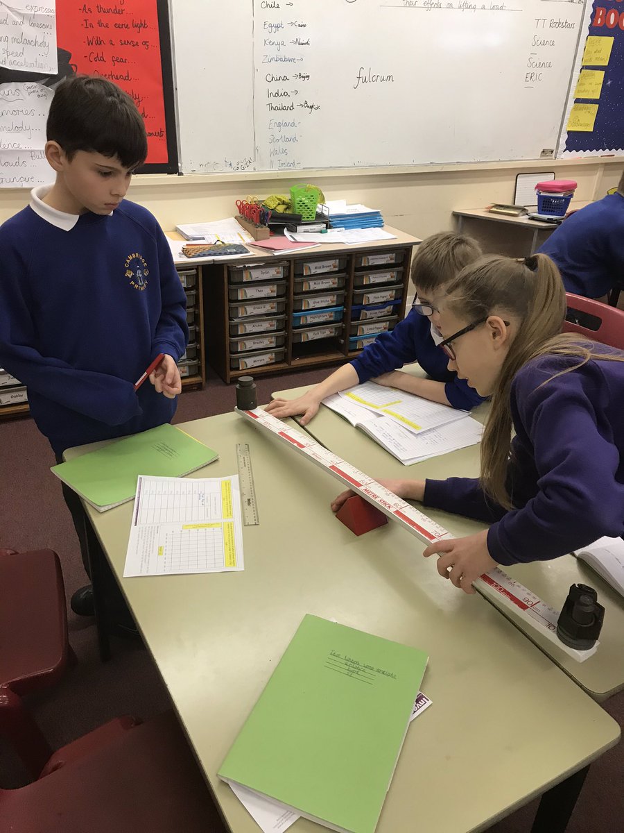 MrsGrovesCPS's tweet photo. Learning about levers in 6R Science today 😁Lots of predictions 🤔and investigative work around the fulcrum and the load 👏🏼@CambridgeSch https://t.co/274lyj4XGA