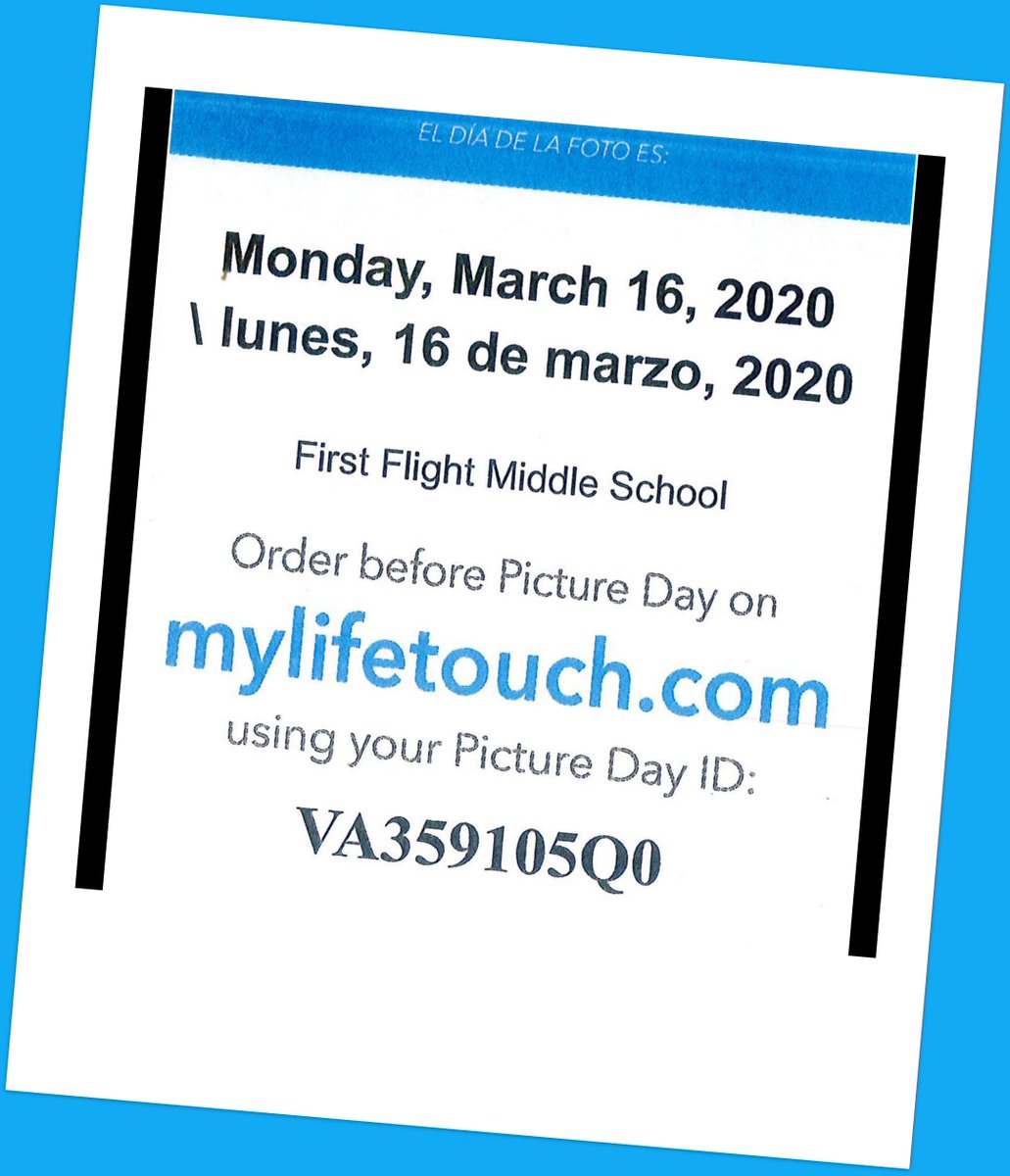 Mark your calendar for Spring Pictures!