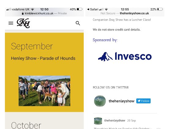 herbieharry's tweet photo. .@thehenleyshow Cannot believe that you’re allowing the recently convicted #Kimblewick hunt to parade? Are sponsors @InvescoEMEA @InvescoUS @InvescoInsights aware that this hunt is mired in controversy (shot 97 dogs infected with disease & guilty of animal cruelty?)😳 https://t.co/qtB4dvuT4u