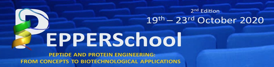 🔔Save the date! 🗓️19-23 October, Marseille. Open registrations for <a href="/Pepperschool2/">PEPPERSchool 2021</a>!
#PEPPERschool is a thematic school in #peptide and #proteinengineering, from concepts to #biotech applications. Program and info 👉bit.ly/3aiY1PL