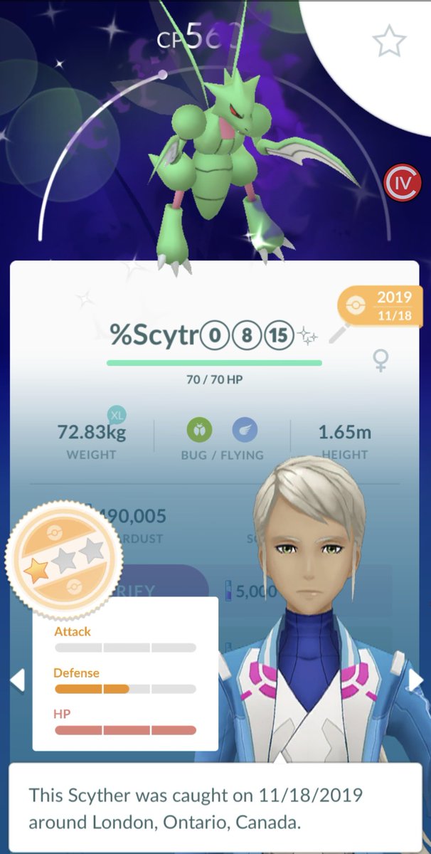 RxShorty's tweet photo. I'm torn and don't know what to do... Help me decide once we can TM away Frustration. (Also working during TR take over so I can't get a second)
Do I keep the less meta Scyther or evolve and TM Scizor?? 🤷😬🤔 #shinyshadow #pvpproblems #battlers #girlsthatpvp https://t.co/en7GqE9kR8