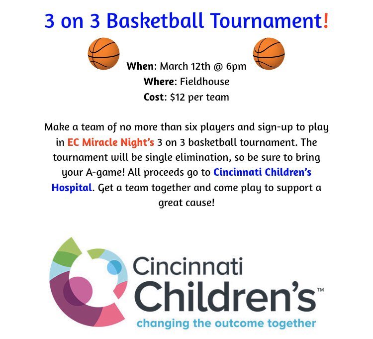 night_ec's tweet photo. Sign up sheets for the 3v3 Basketball Tournment are at lunch, grab a paper and get your teams signed up! 🏀🏀 #FTK https://t.co/4JDHCARoqz