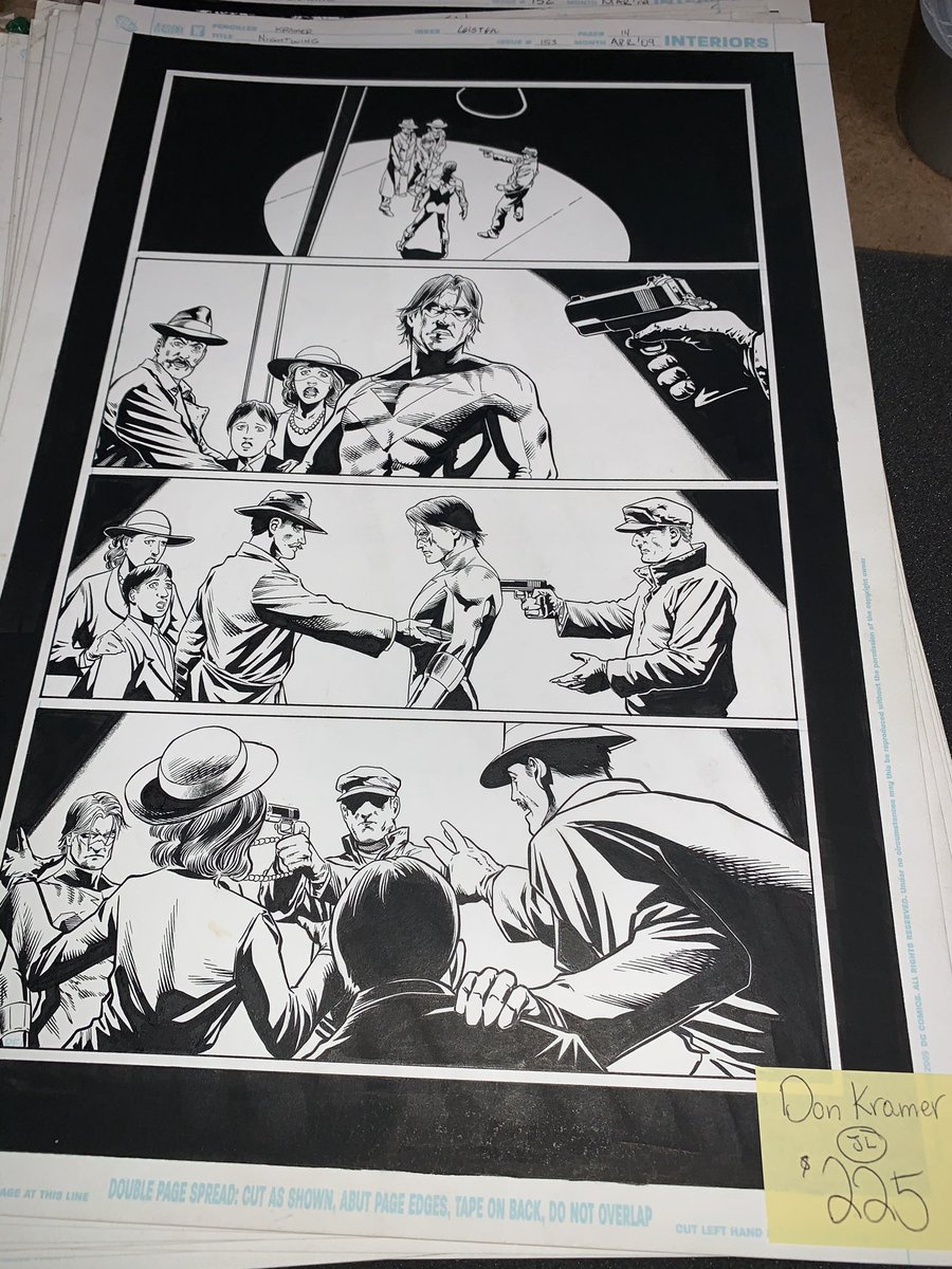 jayleisten's tweet photo. #nightwing #dccomics #dcuniverse #batman #batmanfamily #nightwingoriginalart #gotham #gothamcity #bloodhaven #inking #inker #donkramer #penandink https://t.co/CEOV9xS3i9