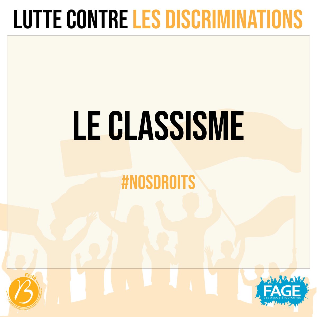 fedebzh's tweet photo. #NosDroits 

Le réseau de la Fédé B et de @La_FAGE se mobilise pendant tout le mois de mars en faveur des #droits des jeunes et de la lutte contre les #discriminations 💥

Si vous avez être victime ou témoin de discriminations : droit.etudiant@fedeb.net https://t.co/L2YA3EF7RH