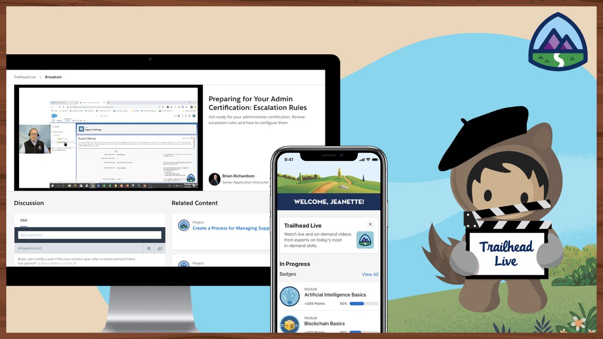 ✨NEW ✨Trailhead and Trailhead GO features make learning more connected than ever before! 🎉 Read about our latest innovations ➡️sforce.co/2Th4hlB