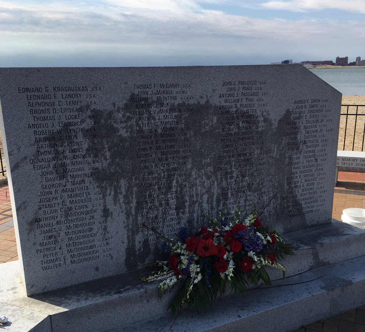PROSOCO's tweet photo. When a WWII memorial in Boston was vandalized with oil, two area technical reps with PROSOCO knew they could help. 

"I was pretty certain we'd have a solution. It's what we do." 

#MemorialRestoration #WeCanCleanThat #PROSOCOProject #Vandalism 

 https://t.co/DvF3QdEQOU https://t.co/Q6VjI18WUj