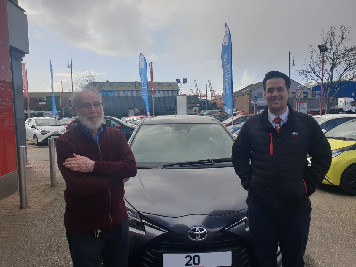 johnsonscars's tweet photo. #Congratulations to Mr Ward, pictured here with Sales Executive Mitchel Hilliard.
Mr Ward has lost count of the number of @ToyotaUK cars that he's purchased, but says the service received from Mitch was "absolute class" π #NewCarWeek https://t.co/BlArfawofx