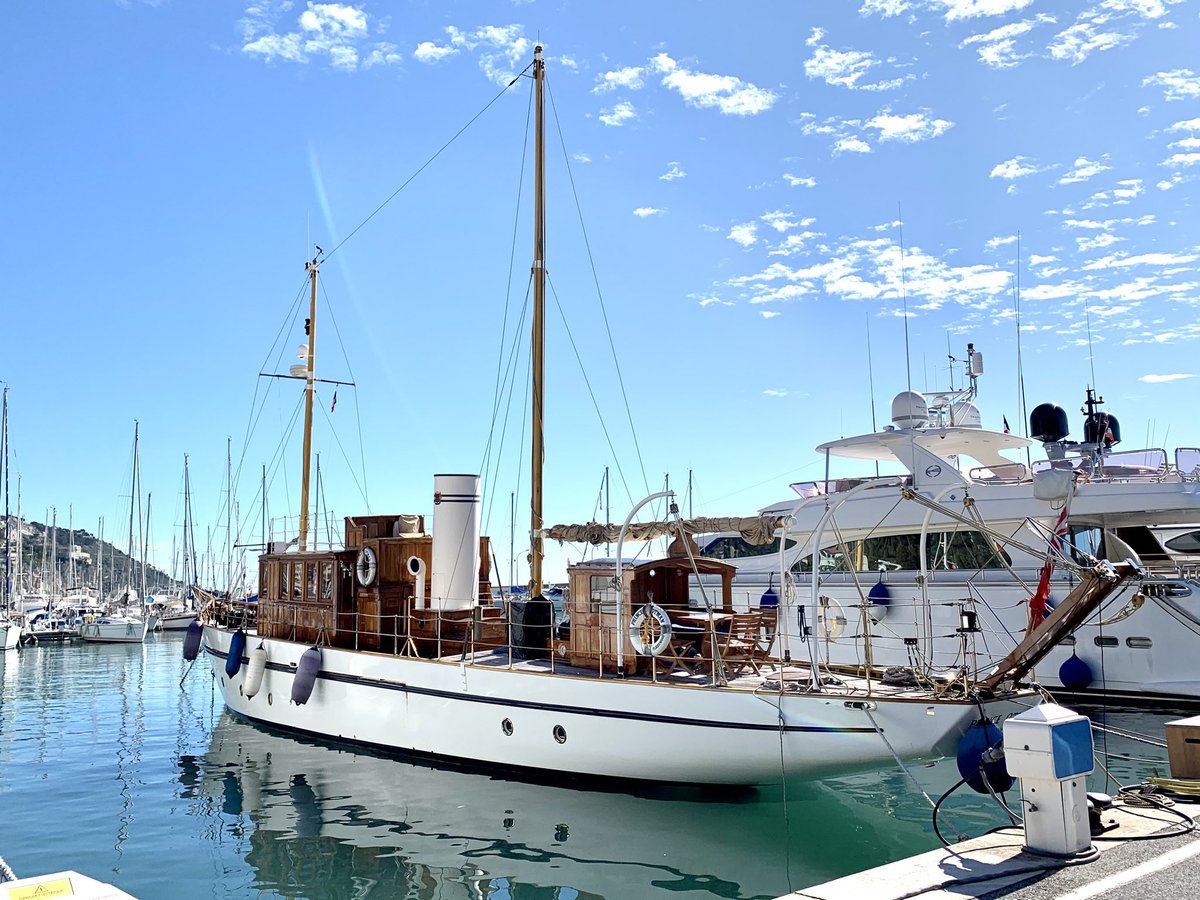 EVonHoccheim's tweet photo. Prince Otman #Menton #Garavan 1907 ship https://t.co/ErCmd3f1cy
