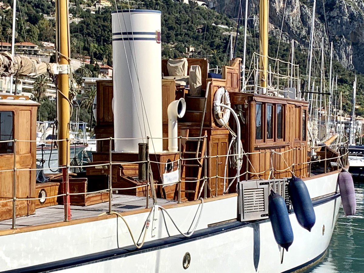 EVonHoccheim's tweet photo. Prince Otman #Menton #Garavan 1907 ship https://t.co/ErCmd3f1cy