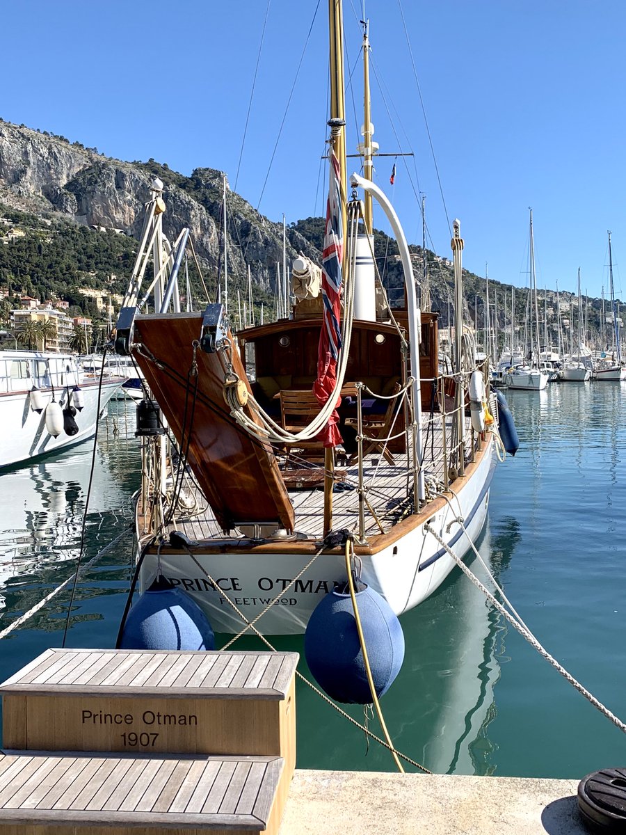 EVonHoccheim's tweet photo. Prince Otman #Menton #Garavan 1907 ship https://t.co/ErCmd3f1cy