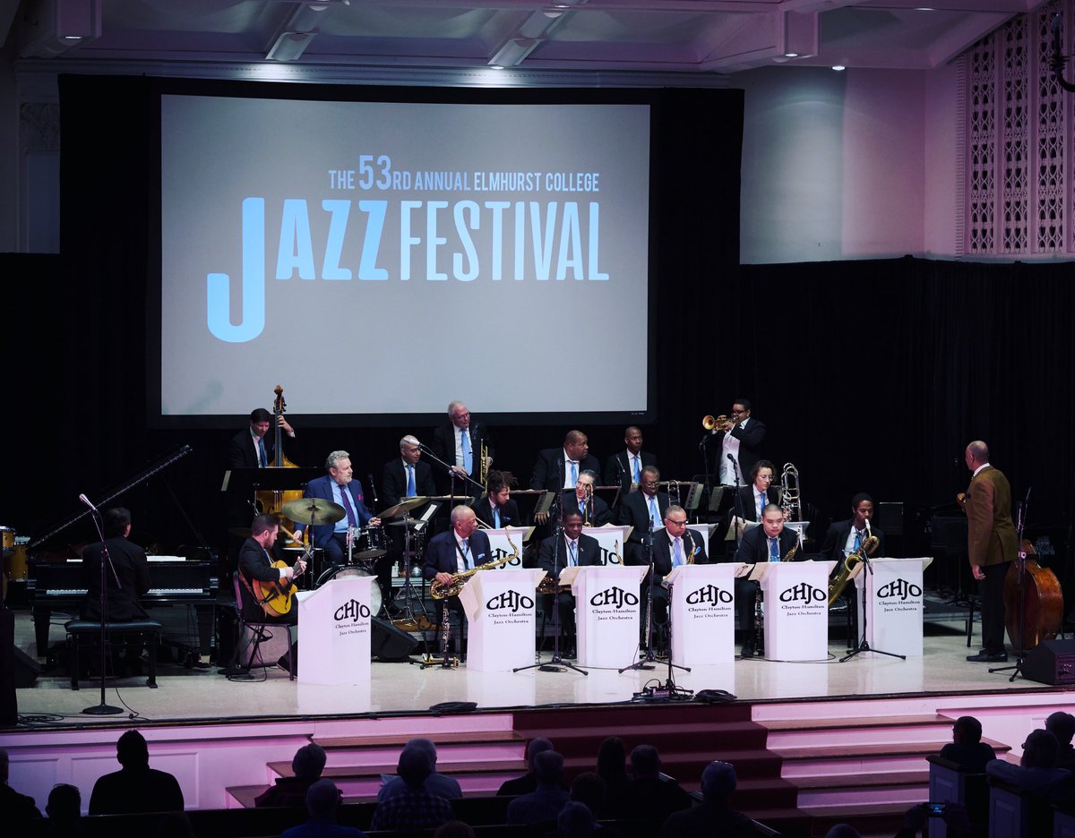 WMUJAZZSTUDIES's tweet photo. Last weekend the University Jazz Orchestra performed at the @elmhurstcollege Jazz Festival! A few photos of them warming up followed by a performance from the Clayton-Hamilton Jazz Orchestra. https://t.co/YveZtcegG3
