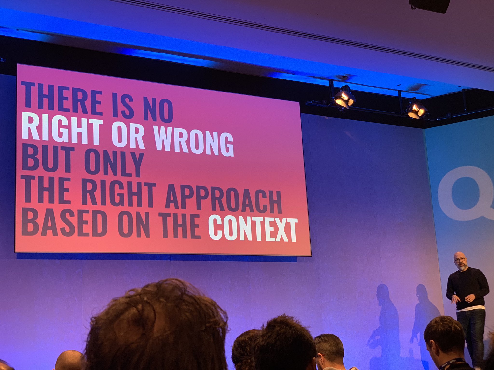 Choose right approach based on the context #QConLondon #Microfrontends