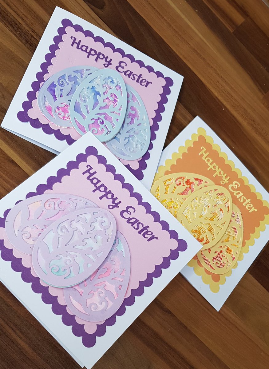 comfy_cards's tweet photo. 3 new Easter cards for my Etsy site.🙂 https://t.co/8fuYWOfqzL. #cards #cardmaking #craft #handmade #handmadecardsofinstagram #Easter #papercrafts #eggs https://t.co/aQks44CBgh