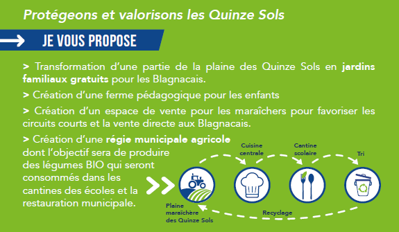 PLESBLAGNACAIS's tweet photo. [QUINZE SOLS]

➡️RAPPROCHONS LES BLAGNACAIS DE LA NATURE 🌾🌱🍃

➡️Notre projet concret pour la protection et la valorisation de la plaine maraîchère des 15 sols et la restauration municipale.

#bio #local #enfance #nature #Blagnac 
🌾🍃🌱👨‍👩‍👧‍👧 https://t.co/WHc06jVNg0