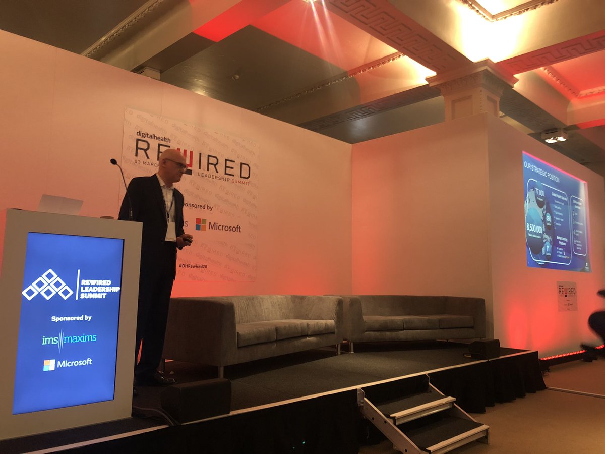 ShaneTickell's tweet photo. Welcome to this afternoon’s session @DHRewired and Geoff Cross CIO @ramsayhealthUK the challenges and objectives of digitising a distributed group of hospitals around the UK #DHRewired20 @IMSMAXIMS https://t.co/AXOZ4q8lG1
