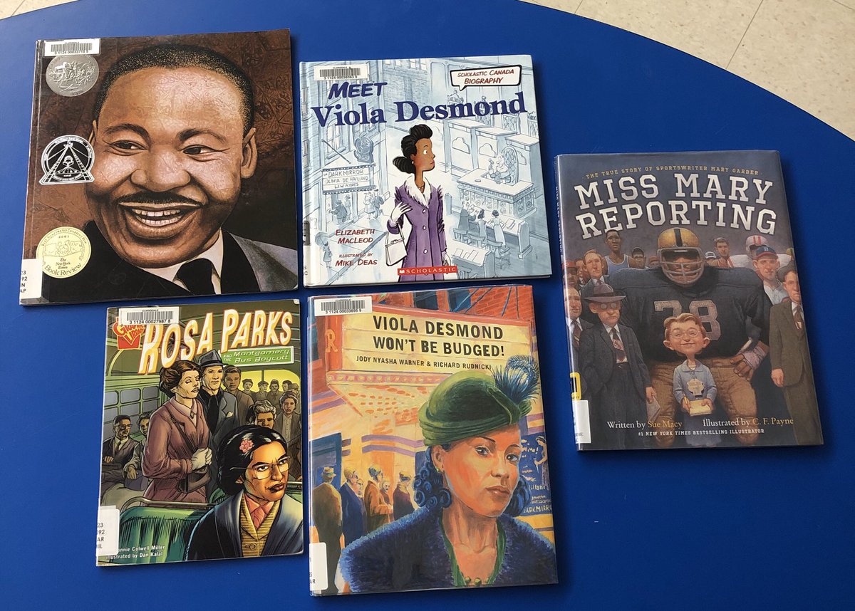 Sharing stories in February. These are books we read together in honour of Black History Month.
