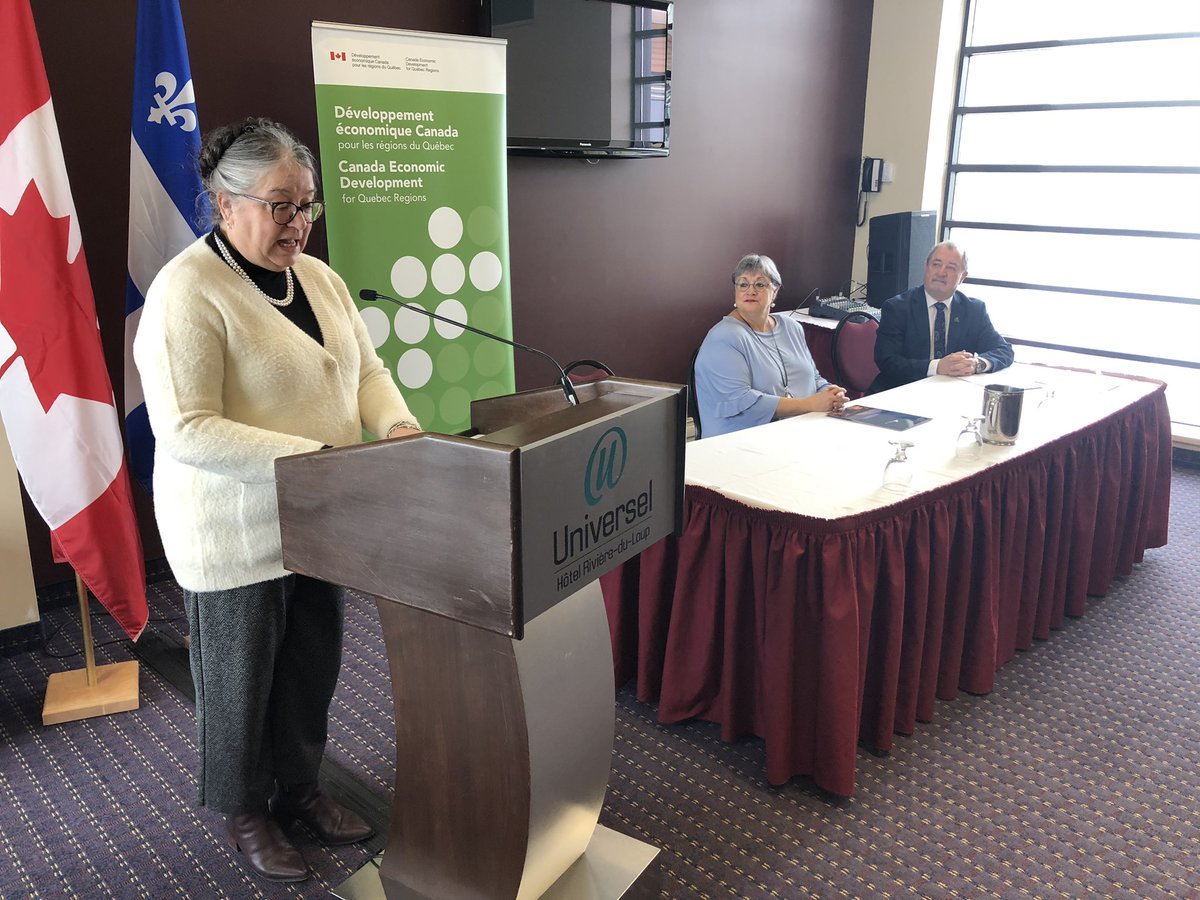 Développement economique Canada octroi 750 000$ à l’Hotel Universel de Rivière-du-Loup pour la modernisation de 119 chambres. #icibsl