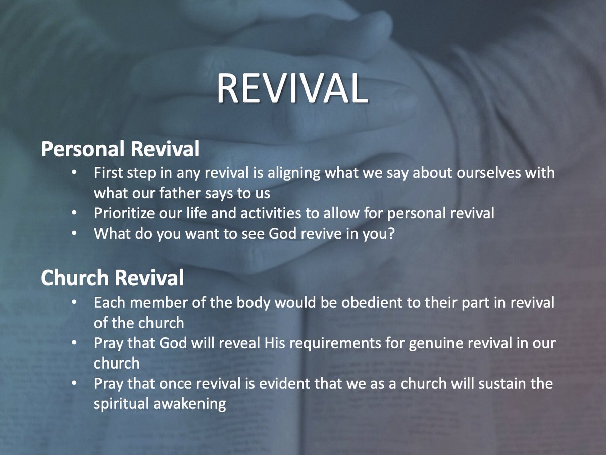 MtAiryBaptist's tweet photo. •Day 3 | Revival •

Join us in praying through these prompts today as we continue our #18DaysOfPrayer at @mtairybaptist these next few weeks! We will be meeting every weekday morning at 6:30 in the sanctuary and would love to see you there during our eighteen days of prayer! https://t.co/r5gBaO64v3