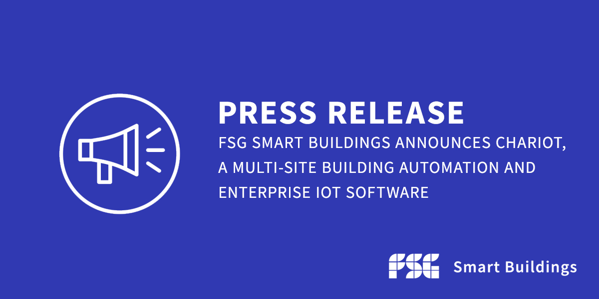 FSG Smart Buildings Announces Chariot, a Multi-Site Building Automation and Enterprise IoT Software

PRESS RELEASE: fsg.sb/chariot-pr-new…

#IoT #buildingautomation #software #smartbuildings #energymanagement