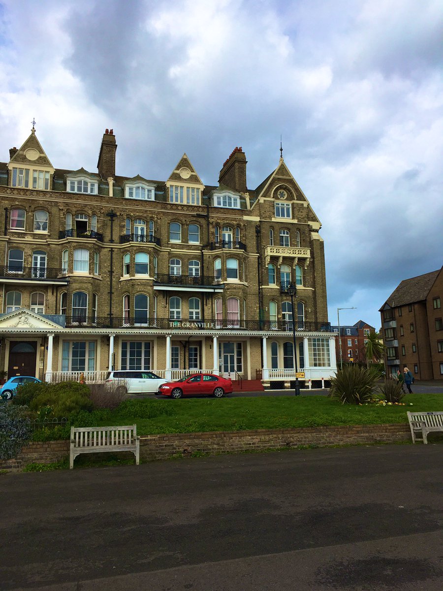 AshaKarbhari's tweet photo. Great trip out to #Ramsgate today seeing #heritage #buildings projects with @ArchHFundEng #TPTH colleague...many thanks to @heritage_lab @1RobKenyon for showing us #Pugins Grade II Granville Hotel and others π€ππ½ #SocEnt #SocInv https://t.co/N4o5PC73Ld