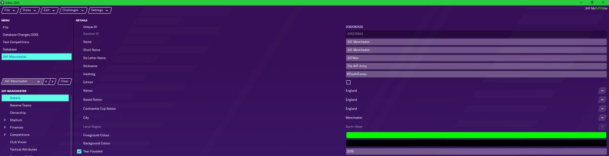JHFgaming's tweet photo. Okay, got my head around this now I think 🤔 Almost ready to boot @FootballManager up &amp; do a couple of tests to see if everything is working as it should

Gonna use the old kits too, Can't remember if these were @JordtheFraud_ or someone else but they are sexy AF

#FM2020 #FM20 https://t.co/imchQQ7VLq