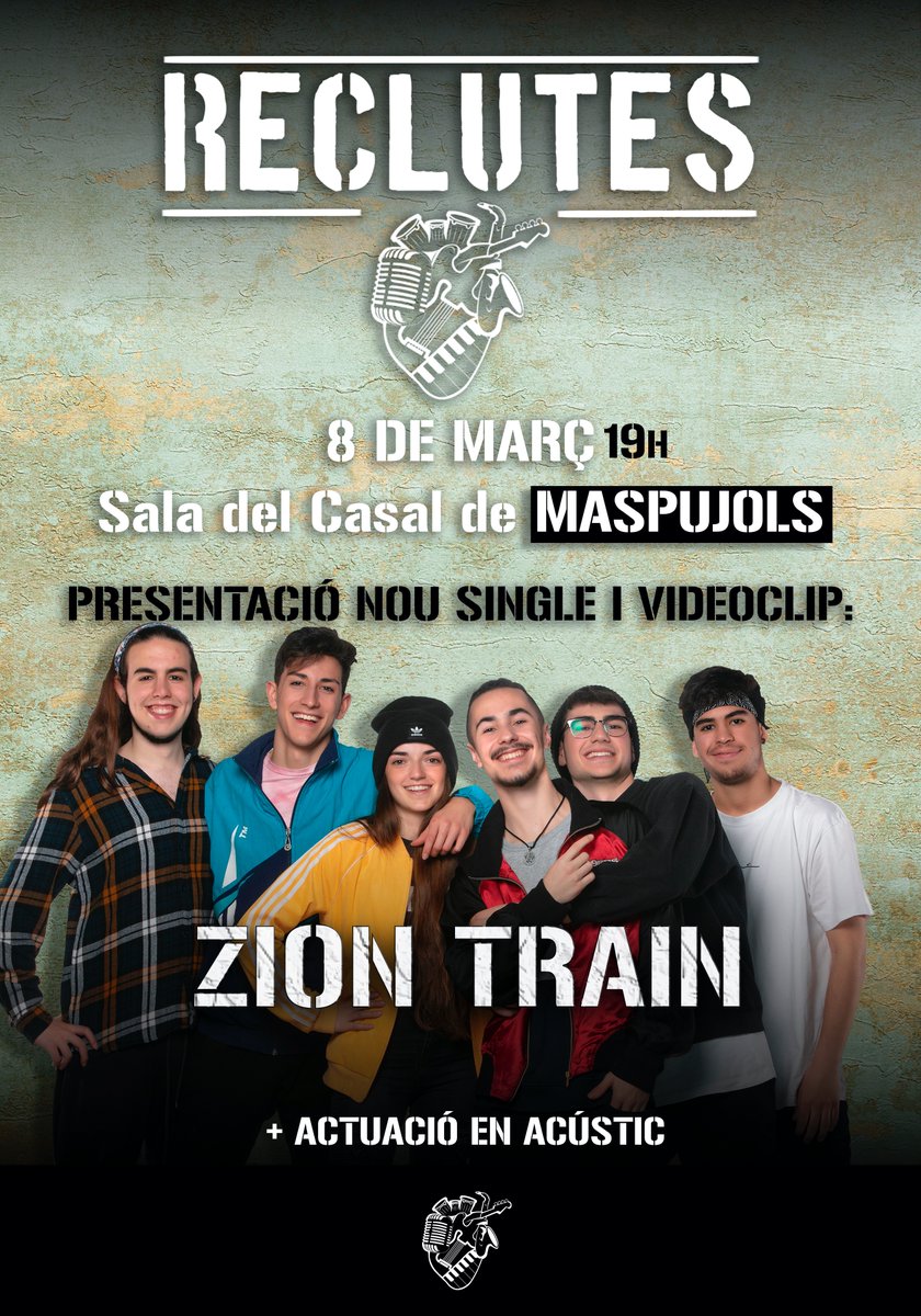 reclutes's tweet photo. Eeeeeei que aquest diumenge presentem videoclip a Maspujols!!!! Ens faria molta molta il·lusió que vinguessiu https://t.co/Yy5HHS6qaE