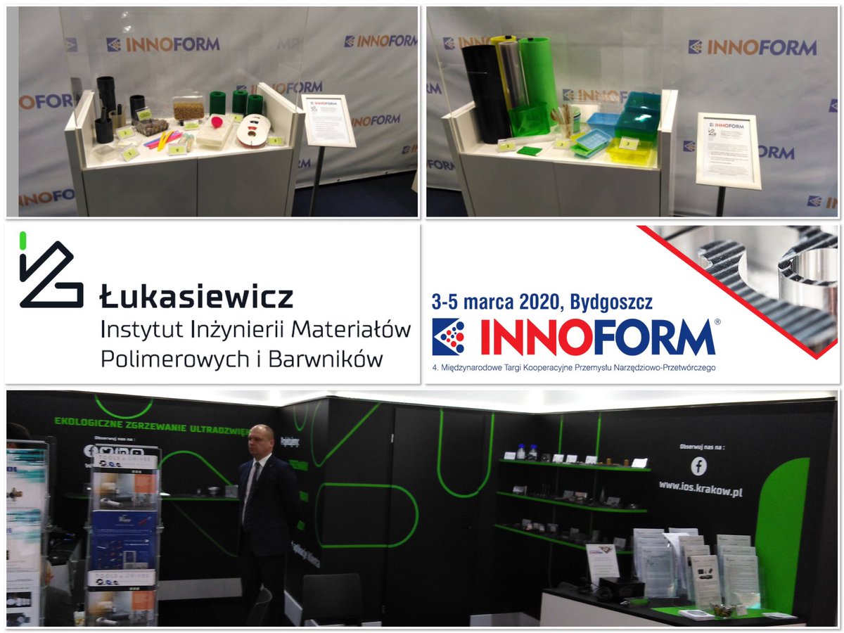 IMPIB_pl's tweet photo. Innowacje w dobrej formie: #INNOFORM® - targi z branży narzędziowo-przetwórczej. Stoisko @Lukasiewicz_pl w nowej odsłonie. Jesteśmy obecni wraz z @LUKASIEWICZ_ITR i Łukasiewicz- IZTW. #targi #narzędzia #przetwórstwo https://t.co/6VE8uuZxZG