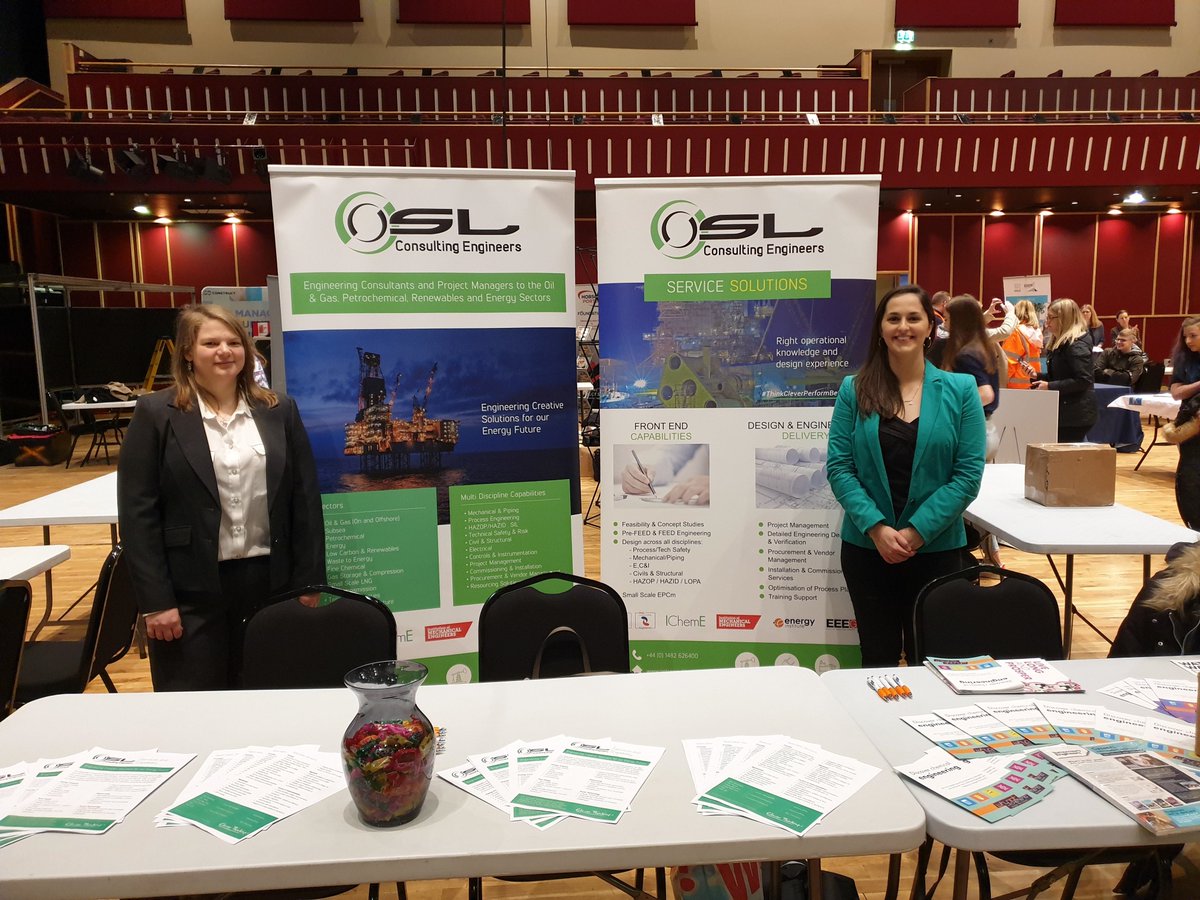 OSL is exhibiting at the Women into Manufacturing &amp; Engineering event at The Baths Hall in Scunthorpe. Come and meet our Engineers Daniela and Paula to discuss potential career paths until 6:30 pm tonight. 

#WiME #STEM #manufacturing #engineering #careerpaths