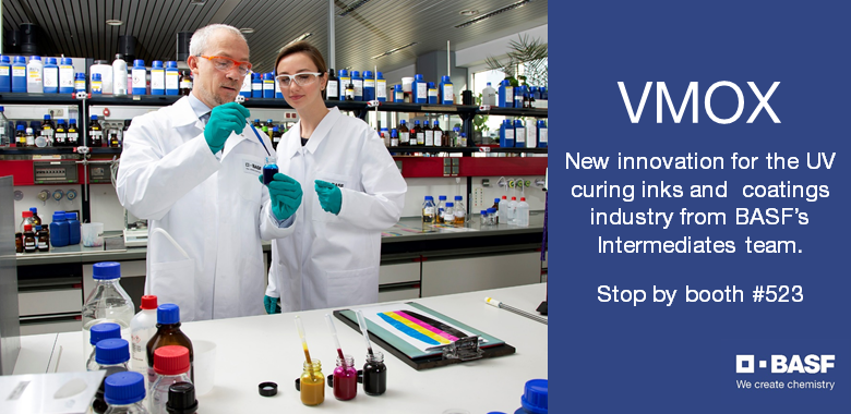 BASFCorporation's tweet photo. Meet our newly introduced vinyl monomer VMOX at the 2020 #radtech2020 in Orlando. Listed in TSCA inventory for UV printing inks and 3D printing applications. Perfectly suited with its low viscosity, high reactivity and favorable toxicological profile. https://t.co/eTdPHAmXPK https://t.co/zoAJSwWULm