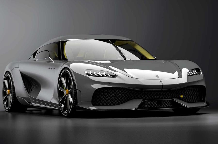 autocar's tweet photo. NEW KOENIGSEGG ALERT: The Swedish firm has unwrapped its new Gemera four-seater as a 1700bhp hybrid that can sprint from 0-62mph in 1.9 seconds https://t.co/HiJVbVaAKX https://t.co/53x5BA8ApG