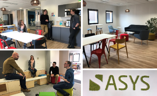 ASYS_Groupe's tweet photo. Voilà nous y sommes... il est temps de vous annoncer la bonne nouvelle. Notre agence nantaise a déménagé 🎉 
Plus accessibles et plus grands, nos locaux sont à deux pas du centre de Nantes. On fait le plein de lumière avec de nouveaux espaces pour collaborer tout en couleur💡 https://t.co/PhBcUEoaax