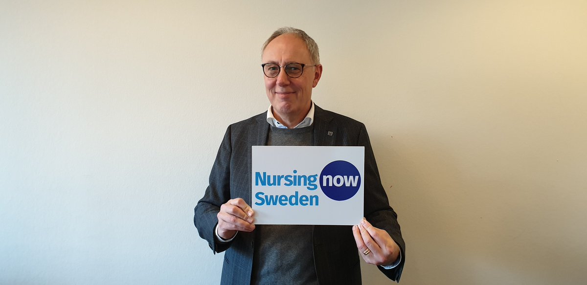 NowSweden's tweet photo. Thomas Lindén, avdelningschef för kunskapsstyrning för hälso- och sjukvården, Socialstyrelsen stödjer kampanjen Nursing Now Sweden #nursingnowsweden https://t.co/RWjwTjsaB5