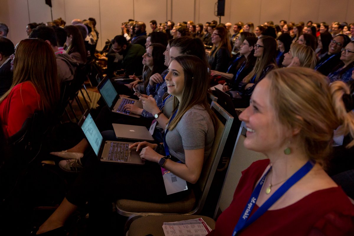 socialmediaweek's tweet photo. Our #SMWNYC audience is the real deal, and we can't wait for the awesome conversations to come this May 😎

Download our sample attendee list to see a snapshot of who you might rub shoulders with at @smwnyc ➡️ https://t.co/zA75wQqrl3 https://t.co/UOzU8DXsl6