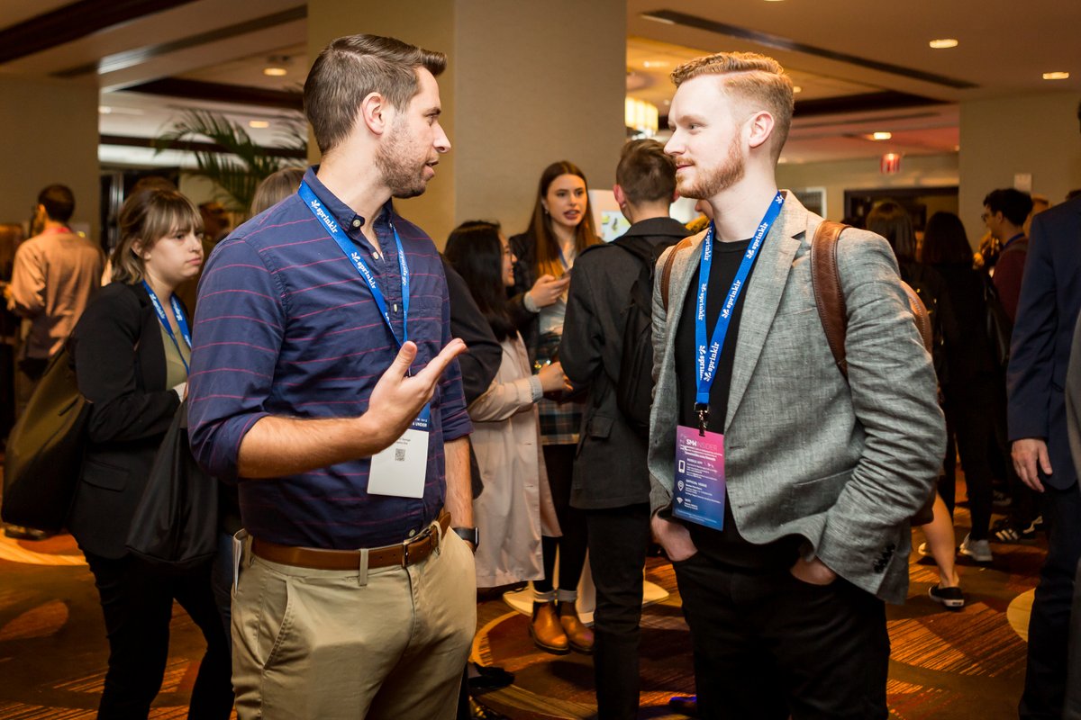 socialmediaweek's tweet photo. Our #SMWNYC audience is the real deal, and we can't wait for the awesome conversations to come this May 😎

Download our sample attendee list to see a snapshot of who you might rub shoulders with at @smwnyc ➡️ https://t.co/zA75wQqrl3 https://t.co/UOzU8DXsl6