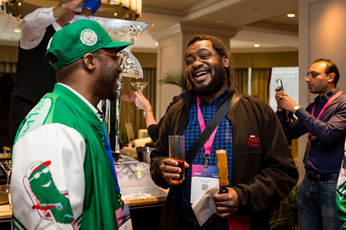 socialmediaweek's tweet photo. Our #SMWNYC audience is the real deal, and we can't wait for the awesome conversations to come this May 😎

Download our sample attendee list to see a snapshot of who you might rub shoulders with at @smwnyc ➡️ https://t.co/zA75wQqrl3 https://t.co/UOzU8DXsl6