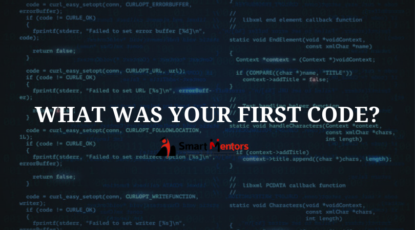 smart_mentors's tweet image. Mine was &amp;lt;p&amp;gt;Hello, World!&amp;lt;/p&amp;gt;. What was yours? Tell us in the comments.

#coding #firstcode