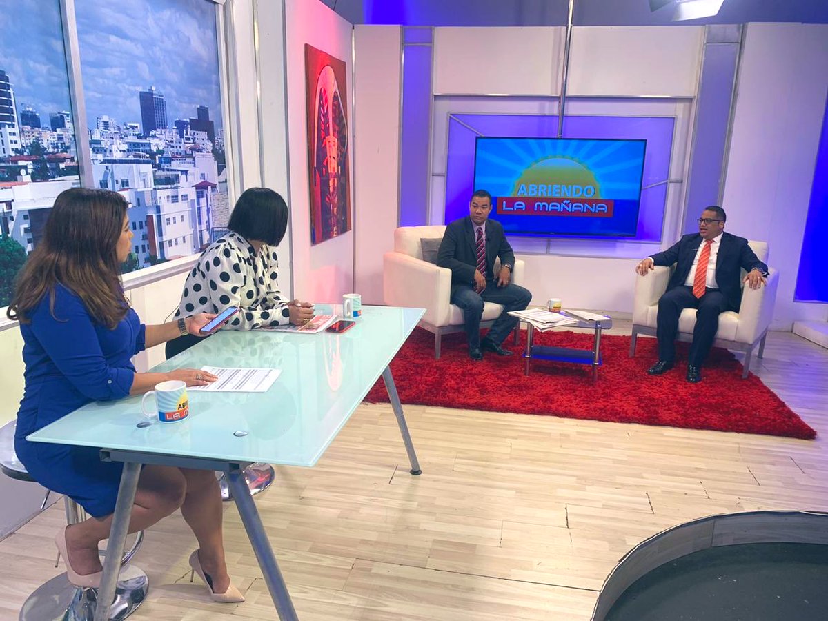 Excelente entrevista con los distinguidos amigos comunicadores <a href="/ElioAValdez27/">Elio A Valdez</a> y Arisleyda Villalona (<a href="/condesatv1/">Arisleyda  Villalona🇩🇴🇩🇴</a>) @AndujarNadiaPRD en el programa #AbriendoLaMañana

#Horton2020 #FuerzaDelPueblo #Elecciones2020