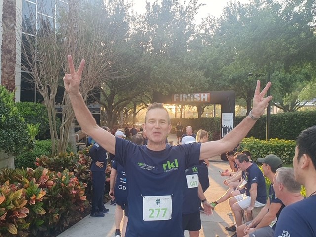 Mysoft_ltd's tweet photo. He's made it! Our MD, Chris Schafer, completing the #SagePartnerSummit fun run for @sagefoundation @SagePartners #MysoftTeam #SageX3 https://t.co/inHgM1tNl4