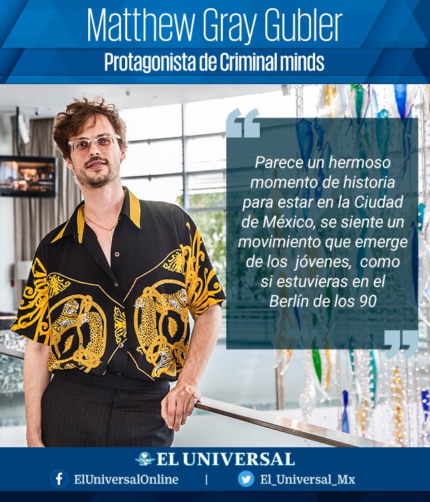 El_Universal_Mx's tweet photo. .@GUBLERNATION se encuentra en México para promover el final de la serie "Mentes criminales", luego de 15 temporadas. En México podrá verse en un episodio doble que se transmitirá el 9 de marzo https://t.co/Ofs9aGcrUH https://t.co/BnbZZHizsL